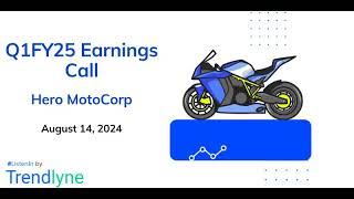 Hero MotoCorp Earnings Call for Q1FY25