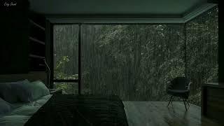 Rainforest Rain Sounds for Sleeping or Studying ️ Rainstorm and Thunder Sounds for Disorders Sleep