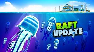 Huge SEA CREATURES In New RAFT Update - Raft Update 13