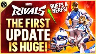 Marvel Rivals FIRST Major Update Details! New Heroes, Maps, Buffs & Nerfs!