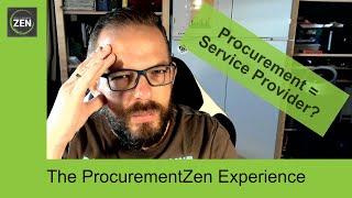 The ProcurementZen Experience - Demand Owners = Customers?