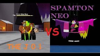 Roblox Undertale fight for love THE J 0.1 VS SPAMTON NEO