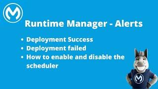 Runtime Manager Alerts - Mule 4