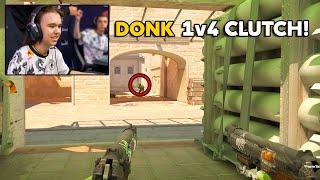 DONK Astonishing 1v4 Clutch to complete his Ace! M0NESY Ace! CS2 Highlights