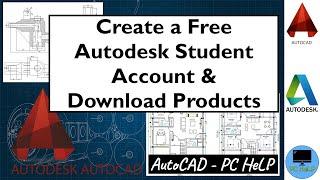 AutoCAD - Create a Free Autodesk Student Account and Download Products #autocad #studentedition