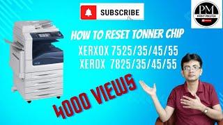 HOW TO RESET XEROX MACHINE TONNER CHIP || XEROX  मशीन टोनर चिप को कैसे रीसेट करें ? #printmaster