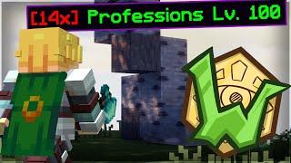 Wynncraft Tryhard Streaks [14x] Lv. 100 Professions!