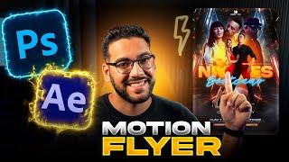 Diseñamos Motion Flyer para Cliente con Photoshop + After Effects - Recursos GRATIS  |En vivo