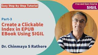 Create a Clickable Index in EPUB EBook in SIGIL - Part 3