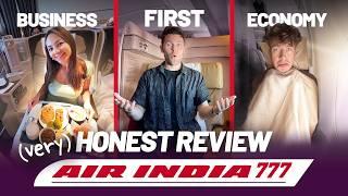 VERY Honest Air India 777 Flight Review: First Class, Business, Economy