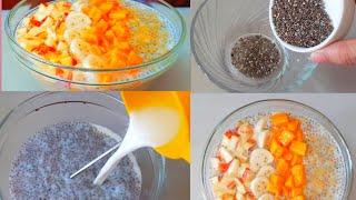 Healthy breakfast recipe । Morning nasta । Superfood Chia seeds healthy breakfast