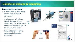 Most Common Errors in OTDR - Impact of Dirty Connectors - Residue Transfer - Cleaning & Inspection