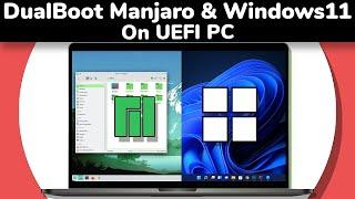 How to Dual Boot Manjaro Linux and Windows 11 [ 2022 ] Manjaro Linux Installation STEP BY STEP