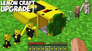 Why did I TRANSFORM ALL MOBS INTO LEMON CRAFT MOBS in Minecraft ? INCREDIBLE LEMON CRAFT UPGRADE !