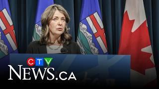 Alberta Premier Danielle Smith to join chorus of provincial leaders responding to U.S. tariffs