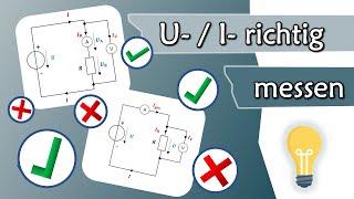 Spannungsrichtige und Stromrichtige Messung - was heißt das? | Gleichstromtechnik #7