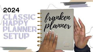 Frankenplanner Happy Planner Setup [THE BASICS...for now]  | 2024 Planner Setup Series