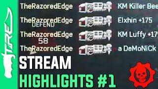 Gears of War 4 Stream Highlights #1 by TheRazoredEdge (Gears of War 4 Multiplayer Funny Moments)