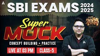 SBI Clerk 2024-25 | SBI Clerk English Super Mocks |Concept Building + Practice | Anubhav Sir English