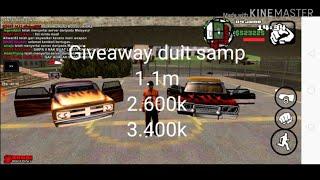 Gta San Samp Santai Server giveaway duit 1m,600k dan 400k