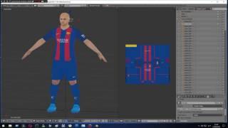 PES 17 3D KIT MODEL