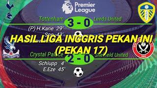 Kumpulan hasil liga inggris pekan ini || Premier league matchday 17