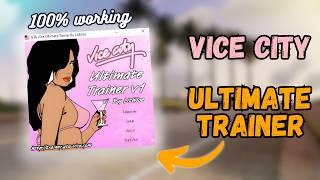 Ultimate Trainer in GTA Vice City  How to Install, use and Error Fix (Wih Full Guide)