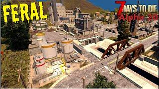 A Giant New City! - Feral Sense Zombies Day 11 - 7 Days To Die (Alpha 20)