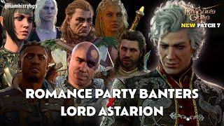 Romance Party Banters w/ Ascended Astarion - Patch 7 | Baldur's Gate 3