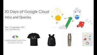 30 Days Of Google Cloud Intro and Queries