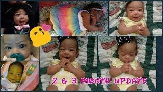 Adelyna's 2nd & 3rd Month of Life