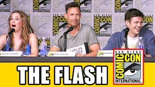 THE FLASH Season 3 Comic Con Panel (Part 1) - Grant Gustin, Candice Patton, Keiynan Lonsdale