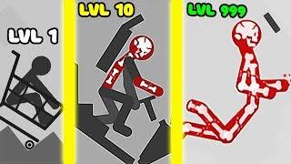 ЭВОЛЮЦИЯ ПЕРЕЛОМОВ ЧТОБЫ СЛОМАТЬ ВСЁ В ИГРЕ STICKMAN DISMOUNTING!