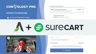 How to Build SureCart Checkout Pages in Thrive Architect