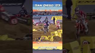 The 2023 San Diego Supercross: Eli Tomac vs Cooper Webb #supercross #motocross #dirtbike