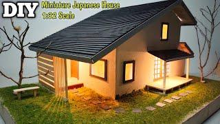 Tutorial membuat miniatur rumah jepang dari stik es krim dan karton