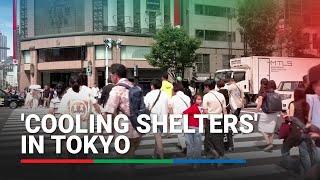 Japanese beat the heat at Tokyo Tower's 'cooling shelter' | ABS-CBN News