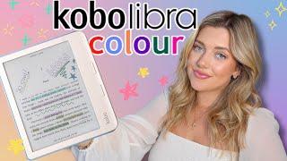 Kobo Libra COLOUR! Unboxing + Tips & Tricks!   + custom screensaver