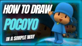 HOW TO DRAW POCOYO #pocoyo #pocoyódibujo #pocoyoanimation #pocoyocanções