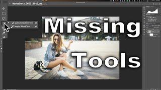 Find MISSING Tools in PHOTOSHOP