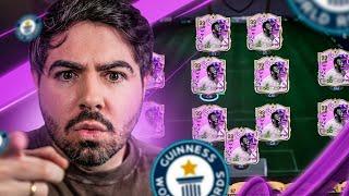 O RECORDE MUNDIAL DE ICONS!!! 13 ICONS NO MESMO TIME! FUT DRAFT FC 24