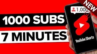 How To Get 1000 Subscribers on YouTube in 7 Minutes (2024 Update)