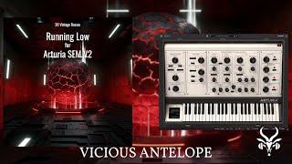 Arturia SEM V2 Presets by Vicious Antelope - Running Low, Bass Synths