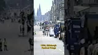 Parade at the Edinburgh Fringe Festival 1996 #youtubeshorts #shorts #edinburgh #fringefestival