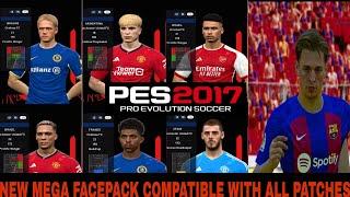 PES 2017 MEGA FACEPACK - JUNE 2023 | ALL IN ONE |COMPATIBLE WITH ALL PATCHES