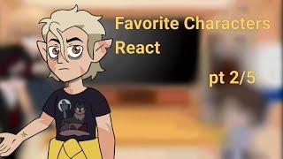 Favorite Characters React to Hunter Noceda|The Owl House|Pt. 2|grcv