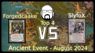 Ancient Event - Top 4 - Forgedcaake vs SlyfoX | Warlord: Saga of the Storm CCG