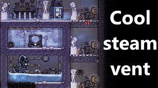 Oxygen Not Included HowTo - Make use of a cool steam vent