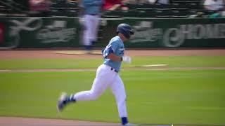 Great Lakes Loons(Dodgers - High-A)Chris Newell home run vs. Wisconsin