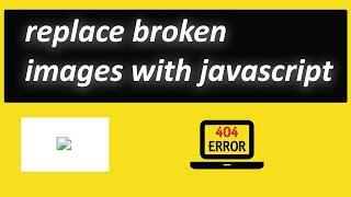 Replace Broken Images With JavaScript